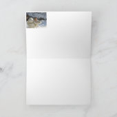 House Finch on Rabbit Bird Feeder Kaart (Binnen)