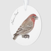 House Finch Ornament (voorkant)