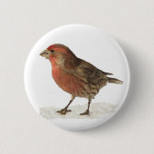 House Finch Ronde Button 5,7 Cm (Voorkant)