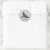 House Finch Ronde Sticker (Tas)