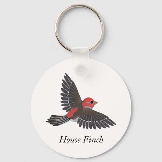 House Finch Sleutelhanger (Voorkant)