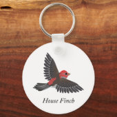 House Finch Sleutelhanger (Voorkant)