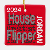 House Flipper Extraordinaire CUSTOM Keramisch Ornament (Voorkant)