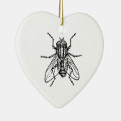 House Fly Keramisch Ornament (Rechts)