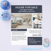 House for Sale Flyer met foto's (Enkel)