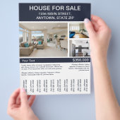 House for Sale Flyer with Phototraar Off Strips (Hand)