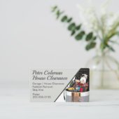 House Garage Clearance Visitekaartje (Staand voorkant)