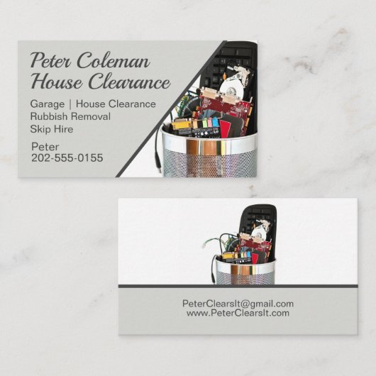 House Garage Clearance Visitekaartje (Voorkant / Achterkant)