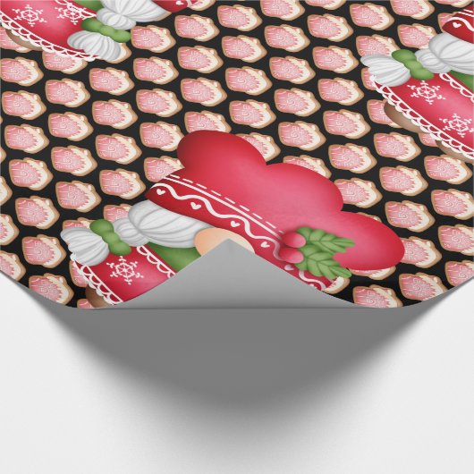 House Gnome Customize Color Cadeaupapier (Hoek)