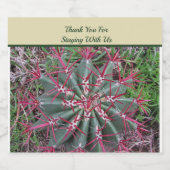 House Guest Dank u Red Green Cactus Southwest Bier Etiket (Enkel label)