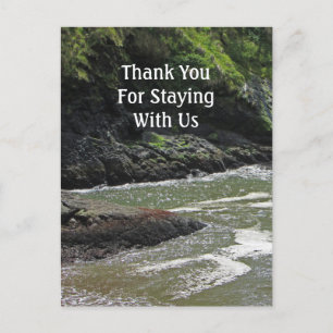 House Guest Hartelijk dank voor Lakeside Lake Home Briefkaart