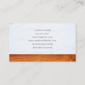 House Hammer Logo | Stucco Hout Visitekaartje (Achterkant)