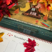 House Happy Sweet Home geïllustreerd Agenda Kalender