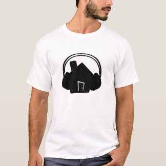 House-Headphones-SilhouetteDeuren T-shirt