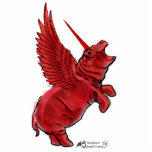 House HIppocorn scculpture Hippo Unicorn Peg Staand Fotobeeldje<br><div class="desc">House HIppocorn Ornament Hanging Hippo Unicorn Pegasus</div>