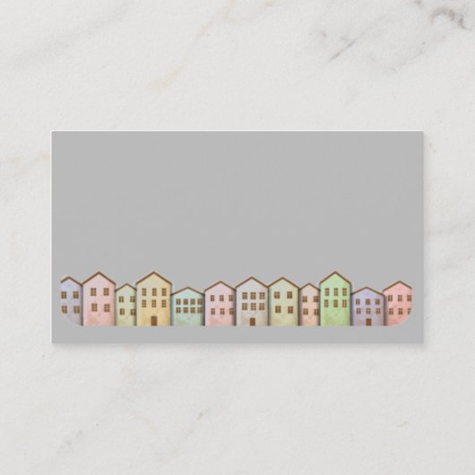 House Home Business Professional Property Mgmtl Visitekaartje (Achterkant)