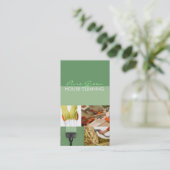 House Home Cleaning Housekeeping Service Visitekaartje (Staand voorkant)