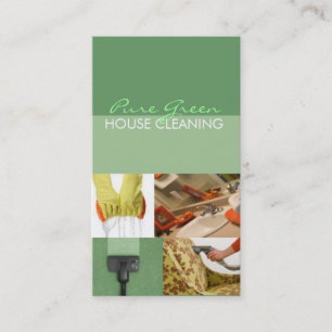 House Home Cleaning Housekeeping Service Visitekaartje