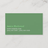 House Home Cleaning Housekeeping Service Visitekaartje (Achterkant)