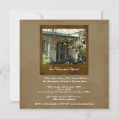 House Home Housewarming Fotoparty Uitnodiging (Achterkant)