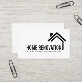 House Home Remodeling Renovation Construction Busi Visitekaartje