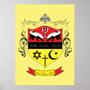 House Honey Badger Poster