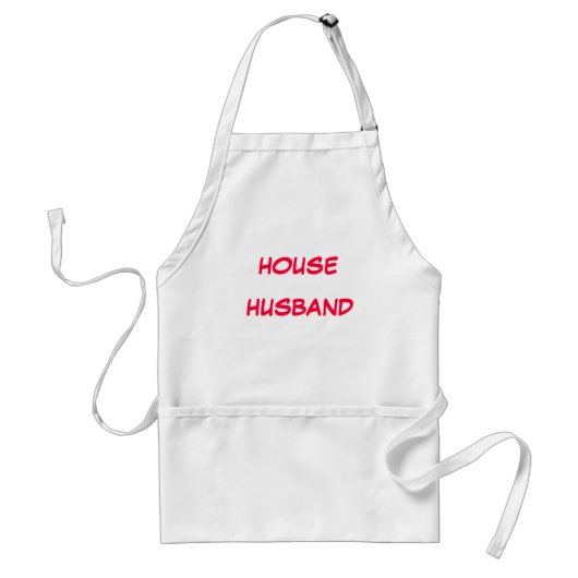 House Husband Apron Standaard Schort (Voorkant)