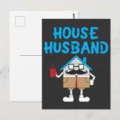 House Husband Gift Dad Father Funny Cleaner Joke Briefkaart (Voorkant / Achterkant)