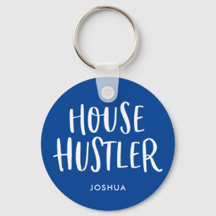 House Hustler Real Estate Personalized Agent Manne Sleutelhanger