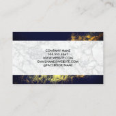 House Icon | Marmer | Goudstof Visitekaartje (Achterkant)