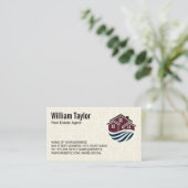 House Icon | Onroerend goed Visitekaartje (Staand voorkant)