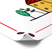 House Illustration Home Sweet Home Poster (Hoek)