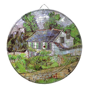 House in Auvers, Vincent van Gogh Dartbord