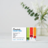 House Interior Wall Painting Service Visitekaartje (Staand voorkant)