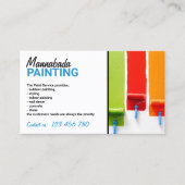 House Interior Wall Painting Service Visitekaartje (Voorkant)