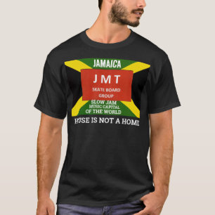 HOUSE IS NIET EEN HOME basic donker T-shirt