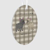 House is not a home without a dog ornament (voorkant)