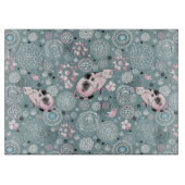 House Kat Pattern Snijplank (Voorkant)