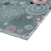 House Kat Pattern Snijplank (Hoek)