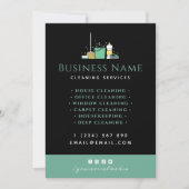 House Keeping Cleaning Services Maid Visitekaartje Kaart (Voorkant)