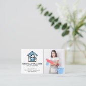 House Keeping Logo | Houder van het Huis Visitekaartje (Staand voorkant)