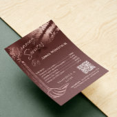 House Keeping Maid Prijs Roos Gold Blush QR Code Kaart