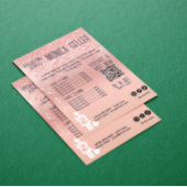 House Keeping Maid Prijs Roos Gold Blush QR Code Kaart