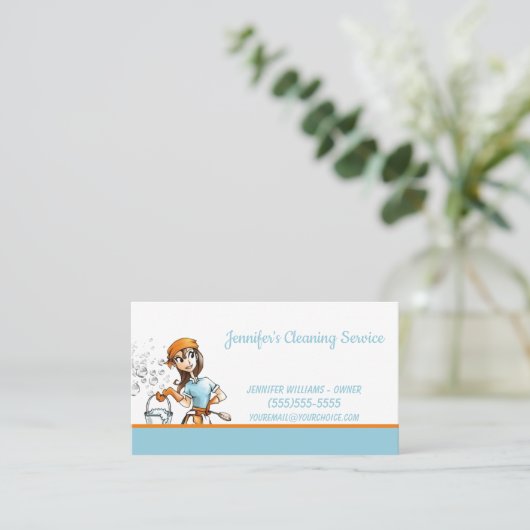 House Keeping Service Visitekaartje (Staand voorkant)