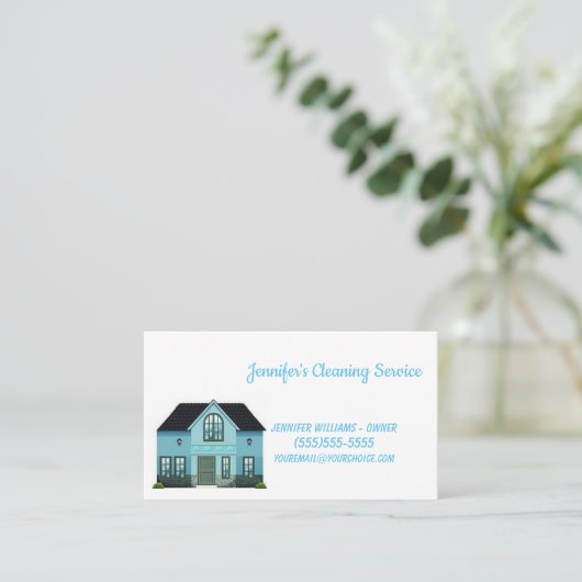 House Keeping Service Visitekaartje (Staand voorkant)