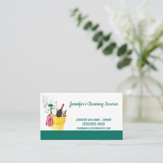 House Keeping Service Visitekaartje (Staand voorkant)