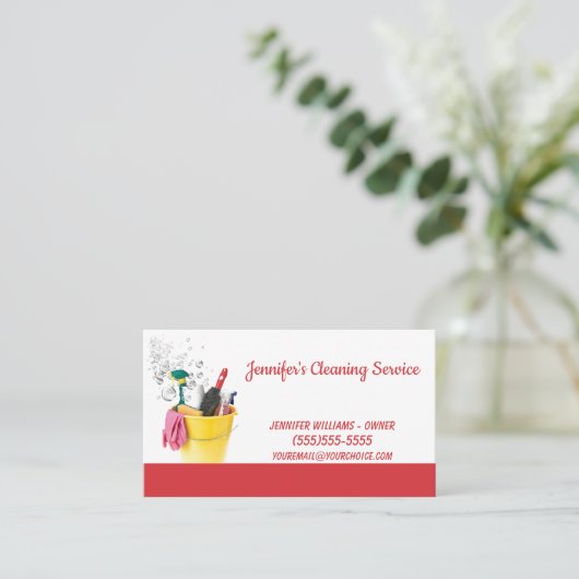 House Keeping Service Visitekaartje (Staand voorkant)