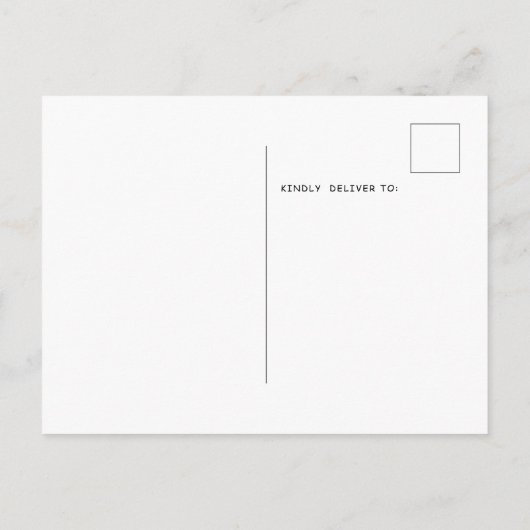 House key illustratie ontroerende aankondiging (Achterkant)