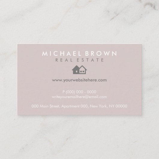 House Key Realtor Visitekaartje (Achterkant)