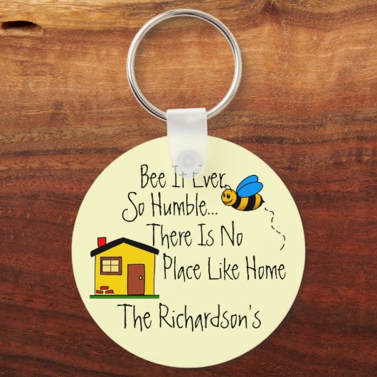 House Keys-Personalize it! Sleutelhanger (Voorkant)